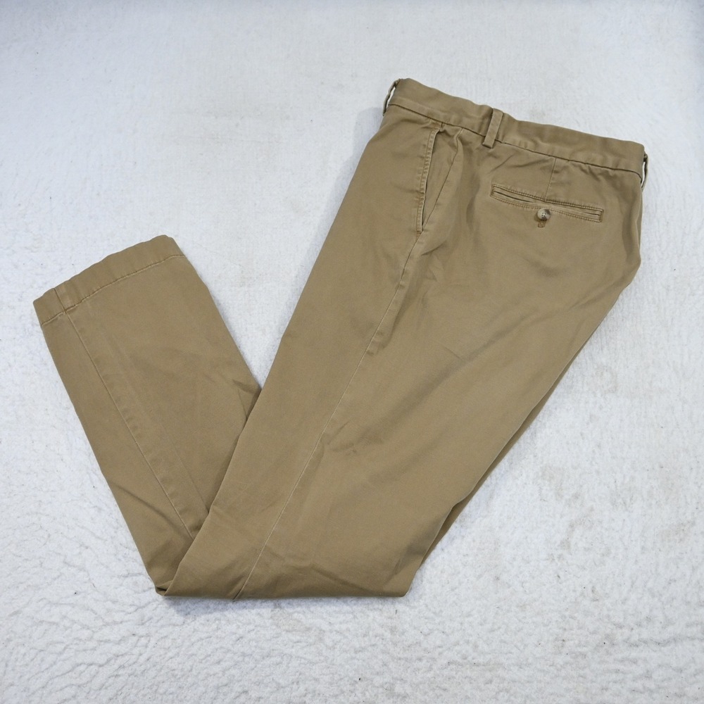 Vineyard Vines Breaker‎ Pant Men 34x32 Khaki Chino Stretch Brown 1W010188